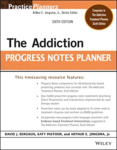 The Addiction Progress Notes Planner (Wiley Practice Planners)